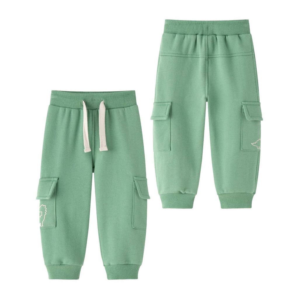 Groene Sportbroek met zijzakken