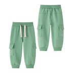 Groene Sportbroek met zijzakken