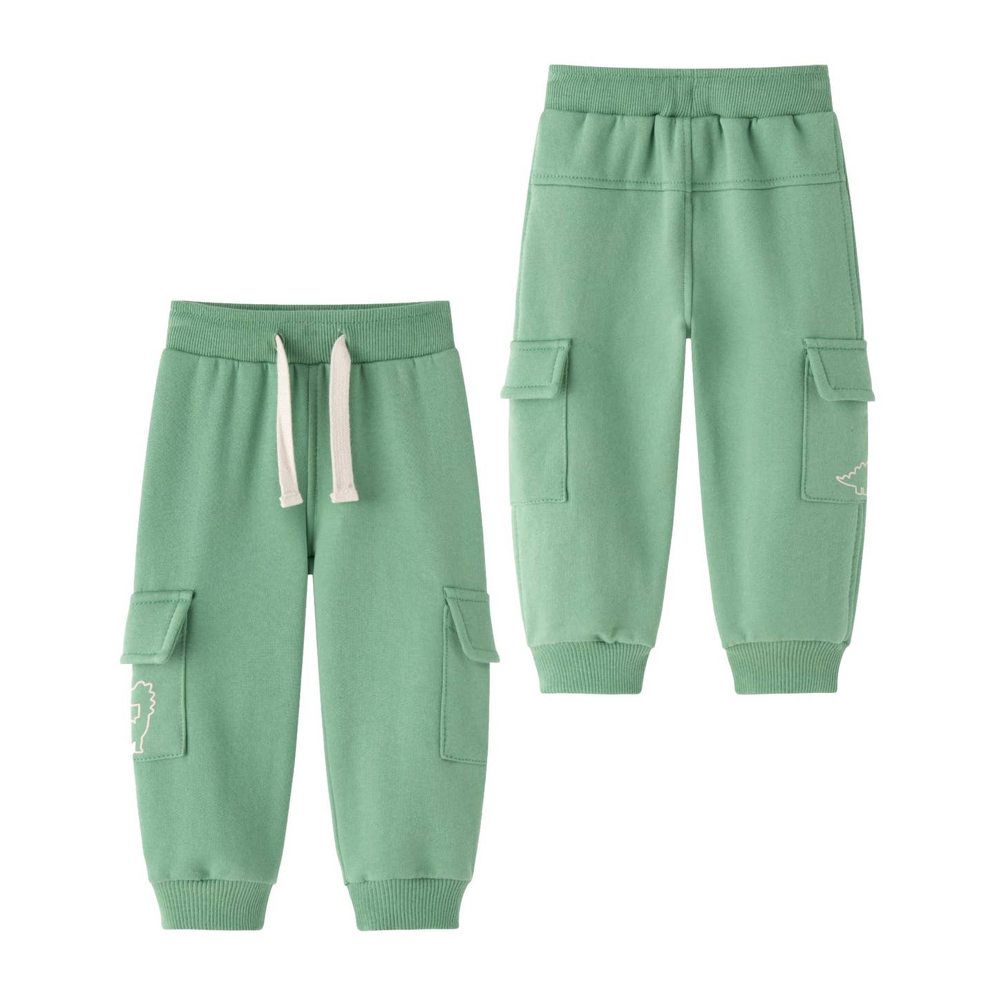 Groene Sportbroek met zijzakken
