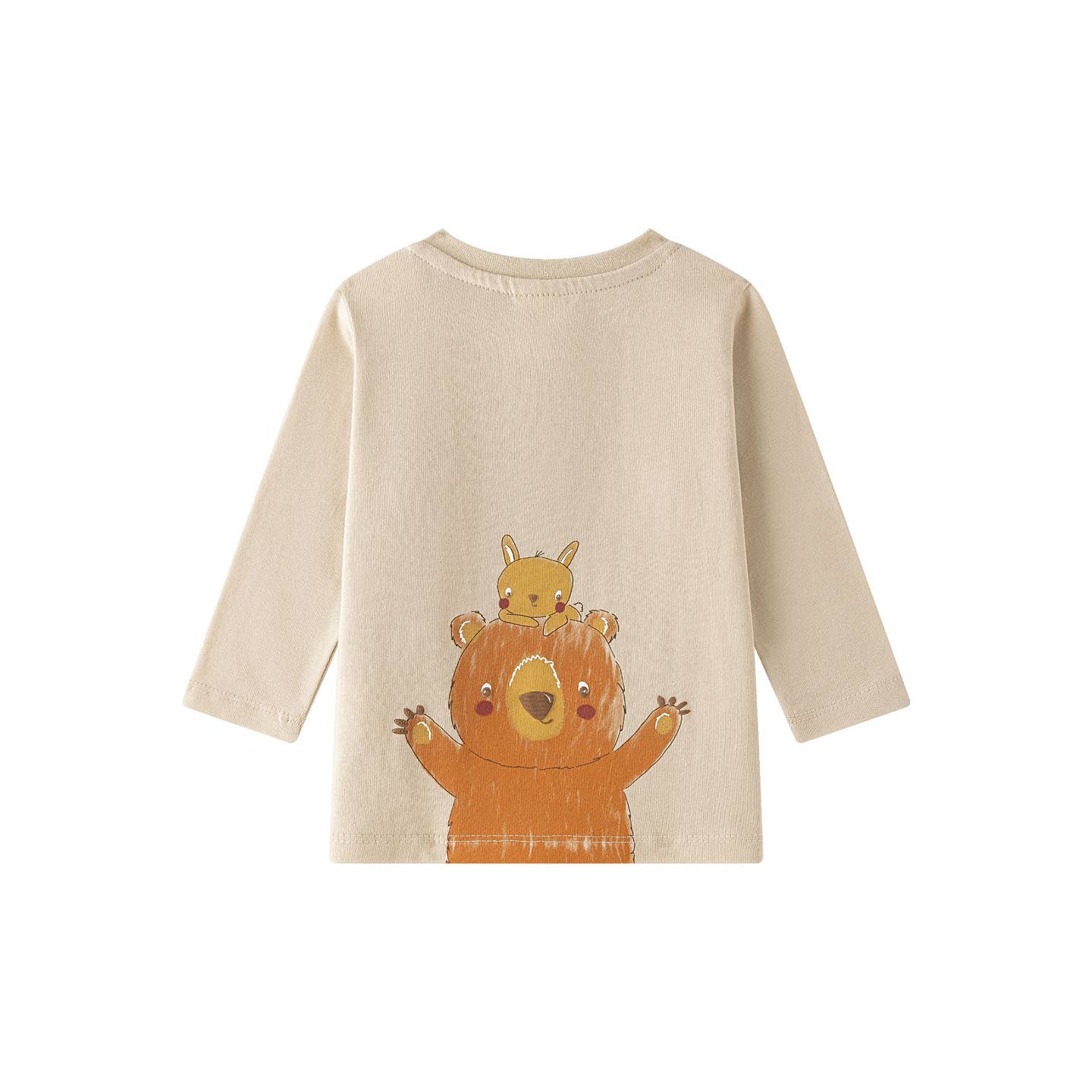 T-shirt met lange mouwen en dierenprint