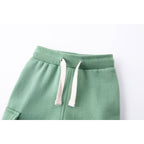 Groene Sportbroek met zijzakken