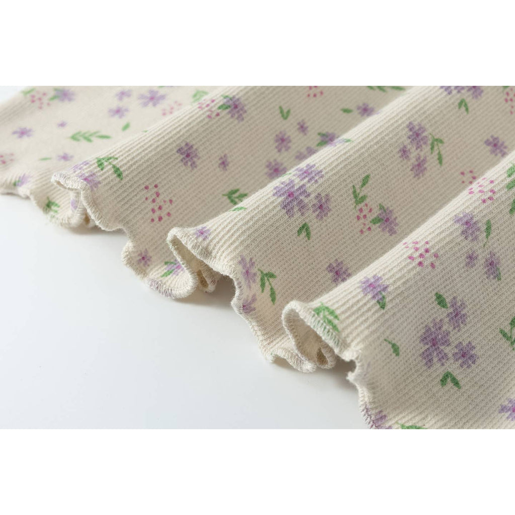 T-shirt met lange mouwen en bloemenprint