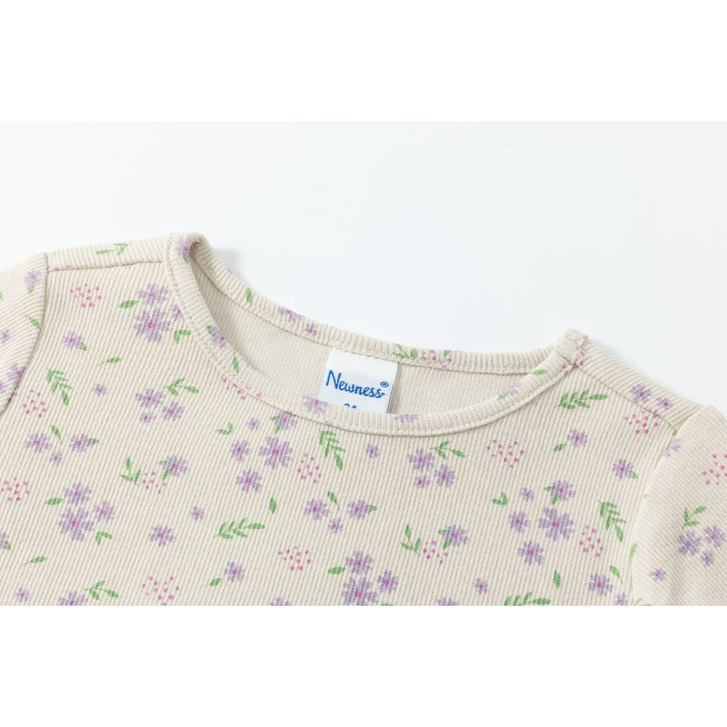 T-shirt met lange mouwen en bloemenprint