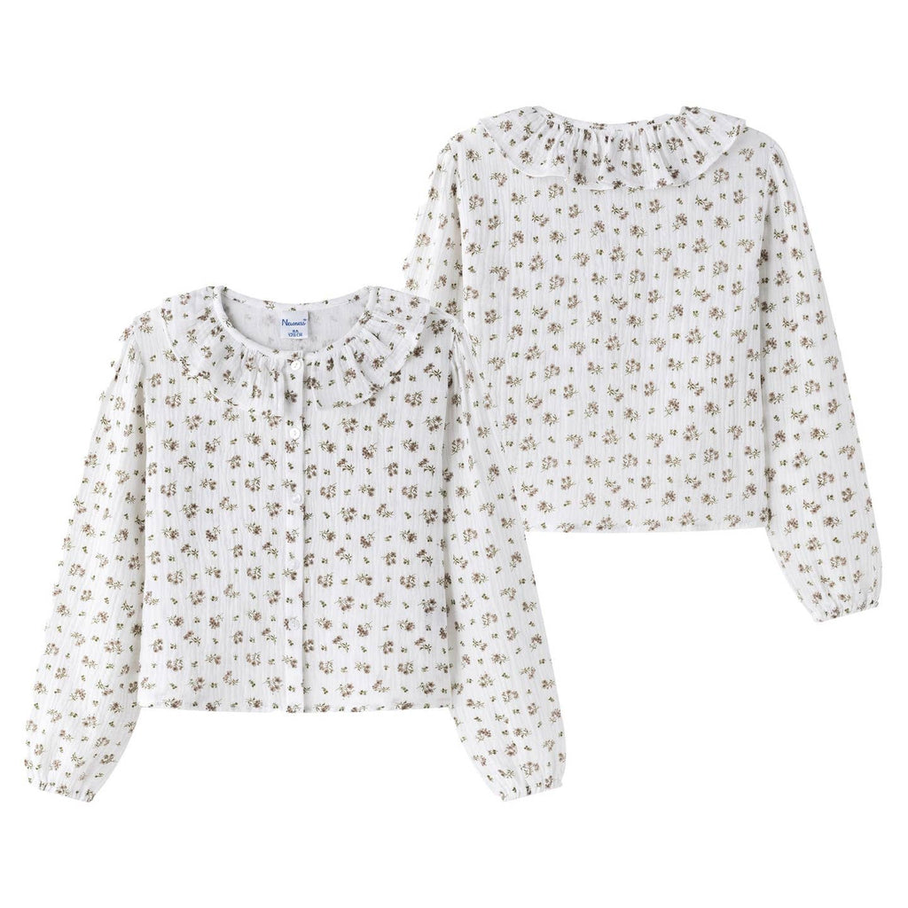 Elegante blouse met lange mouwen