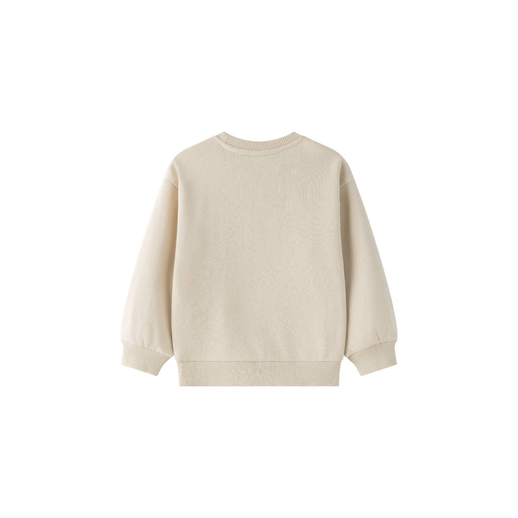 Fleece Sweatshirt met touwletters