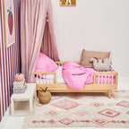 Liz Purple Pink Tapijt Handgemaakt