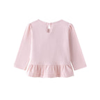 T-shirt met lange mouwen, Glitterbloemen