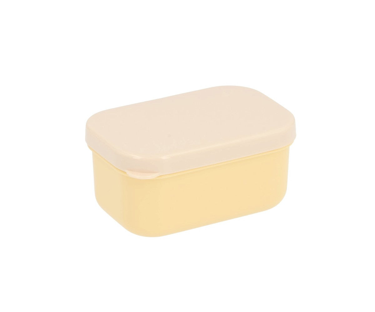 Lunchbox met gekke letters