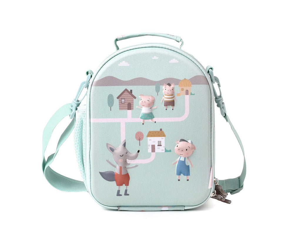 3D Thermische Snacktas – Back to School The Three Little Pigs