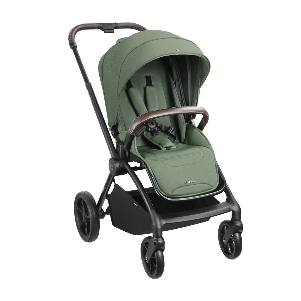 Kara Legergroen 2025 Kinderwagen 2in1 met Reiswieg