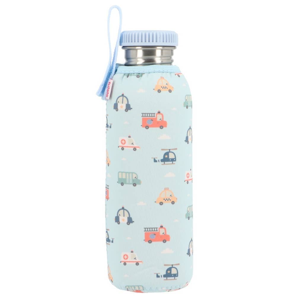 Drinkfles met hoes City Cars 750 ML