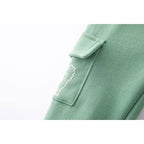 Groene Sportbroek met zijzakken