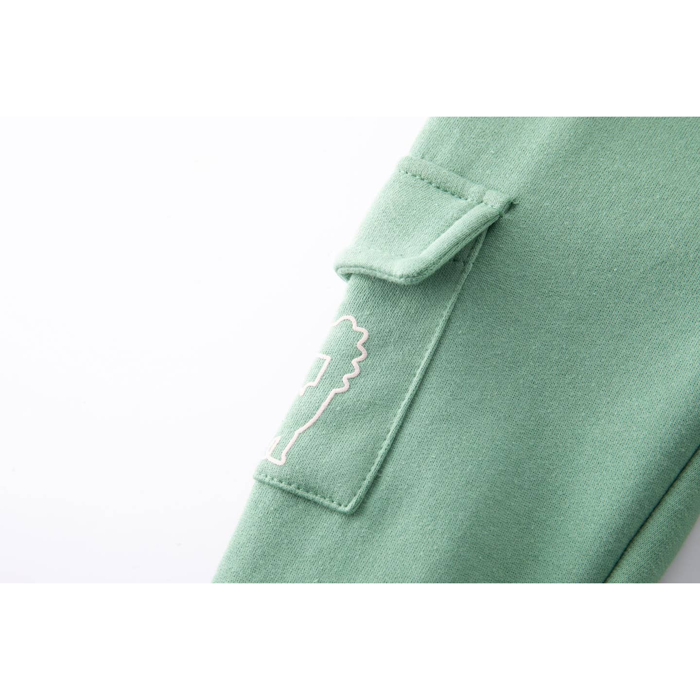 Groene Sportbroek met zijzakken