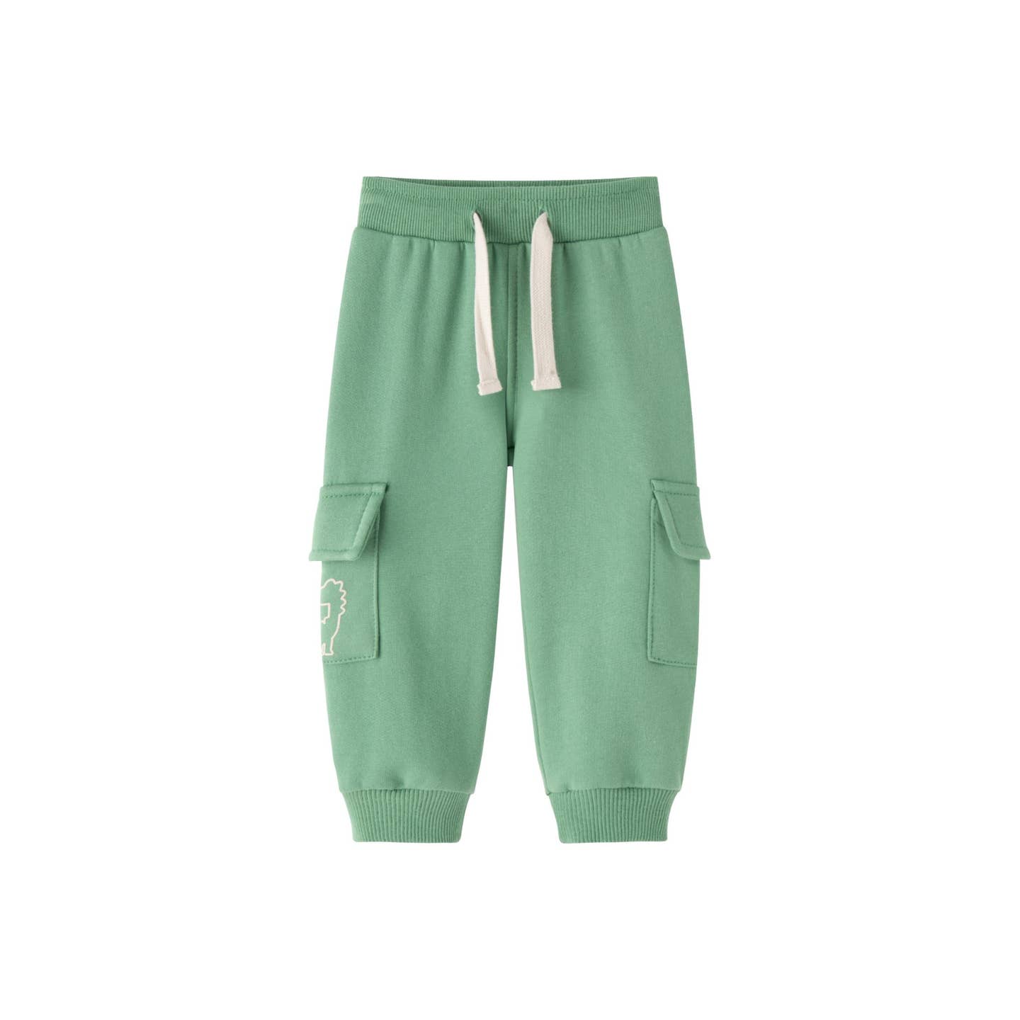 Groene Sportbroek met zijzakken