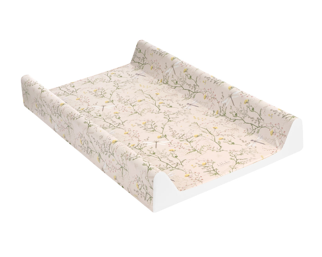 Verschoonmat met Groeimeter + bevestiging aan babybed