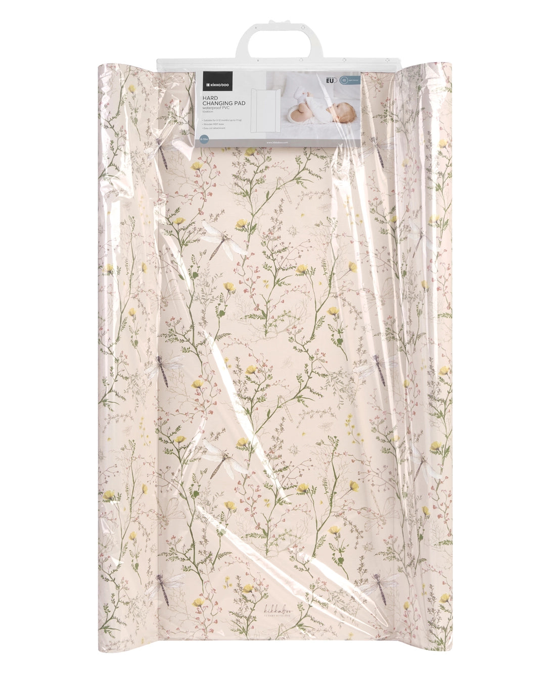 Verschoonmat met Groeimeter + bevestiging aan babybed