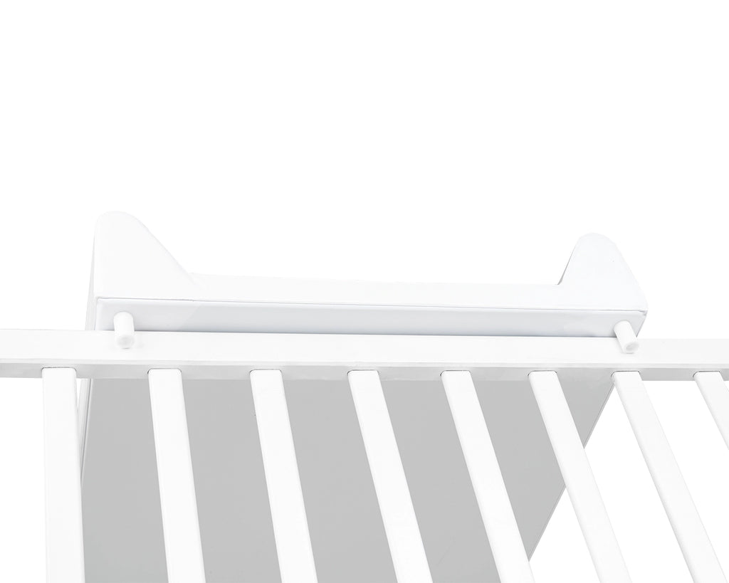 Verschoonmat met Groeimeter + bevestiging aan babybed