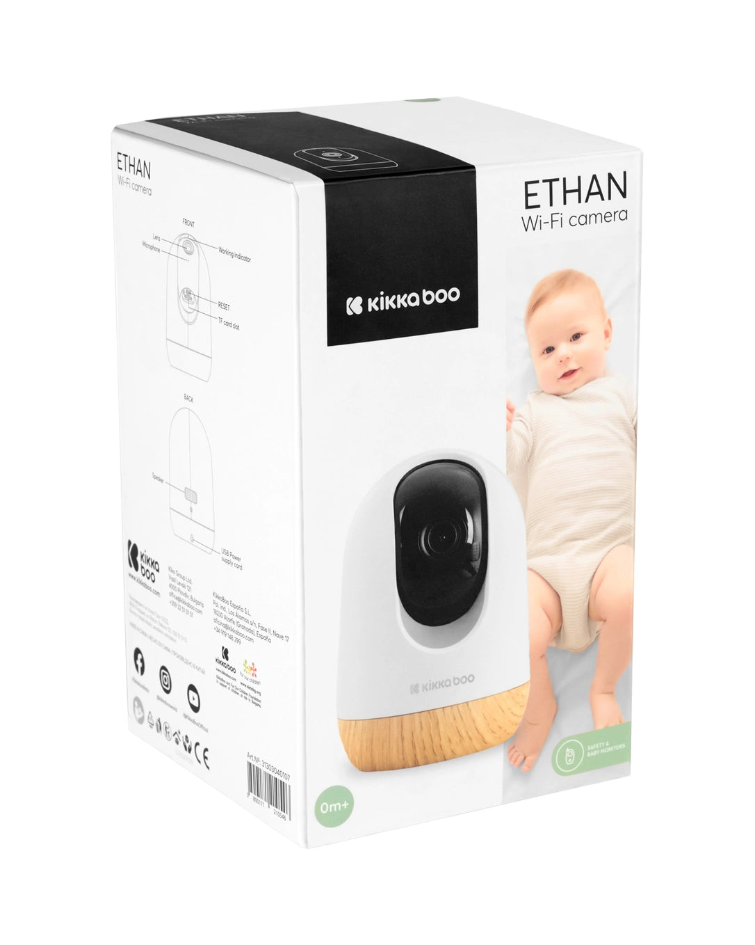 Smart Babycamera met 2K Live Beeld & Nachtzicht