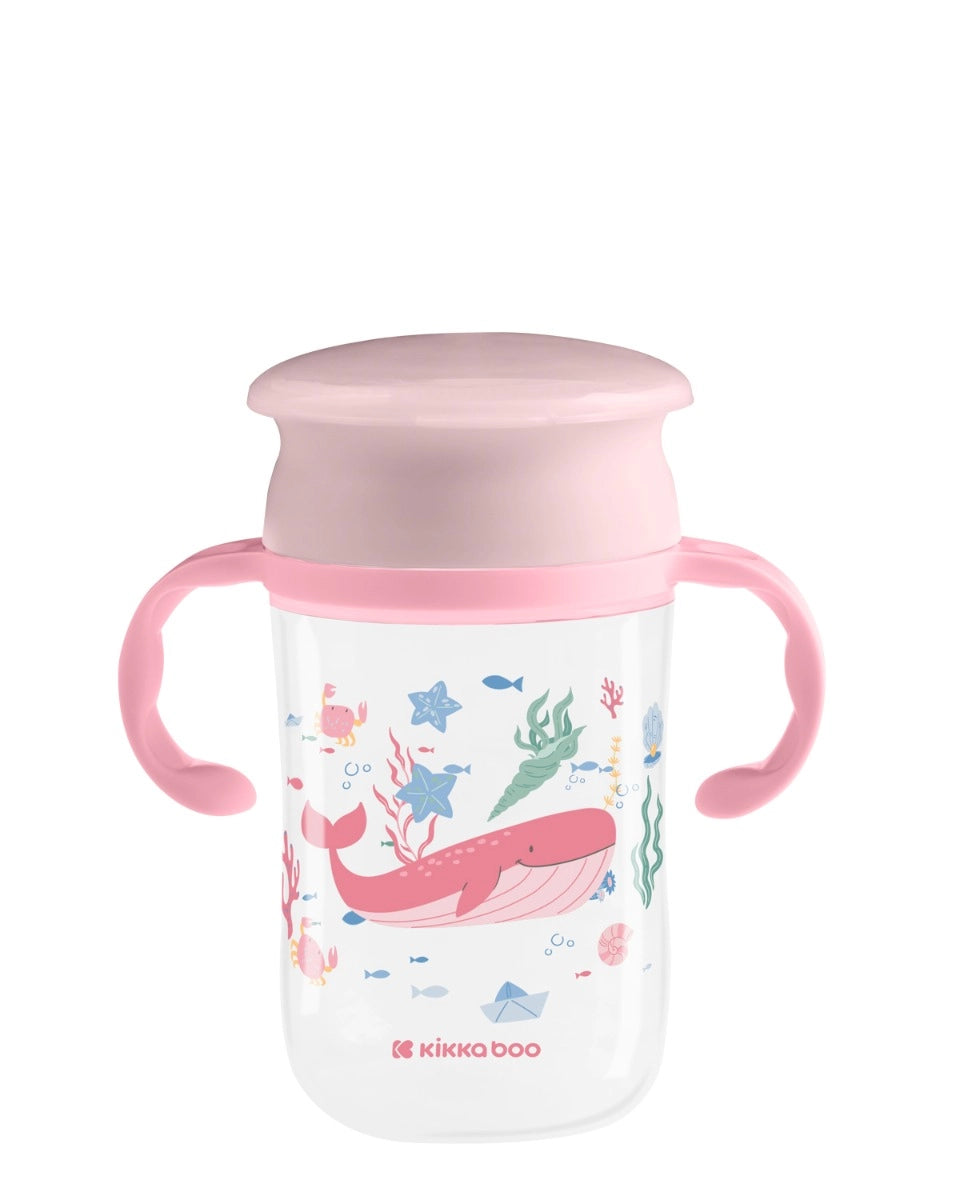 Antilekbeker met 360° Drinkrand  300 ml
