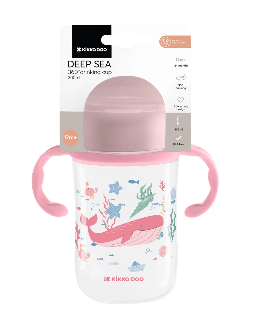 Antilekbeker met 360° Drinkrand  300 ml