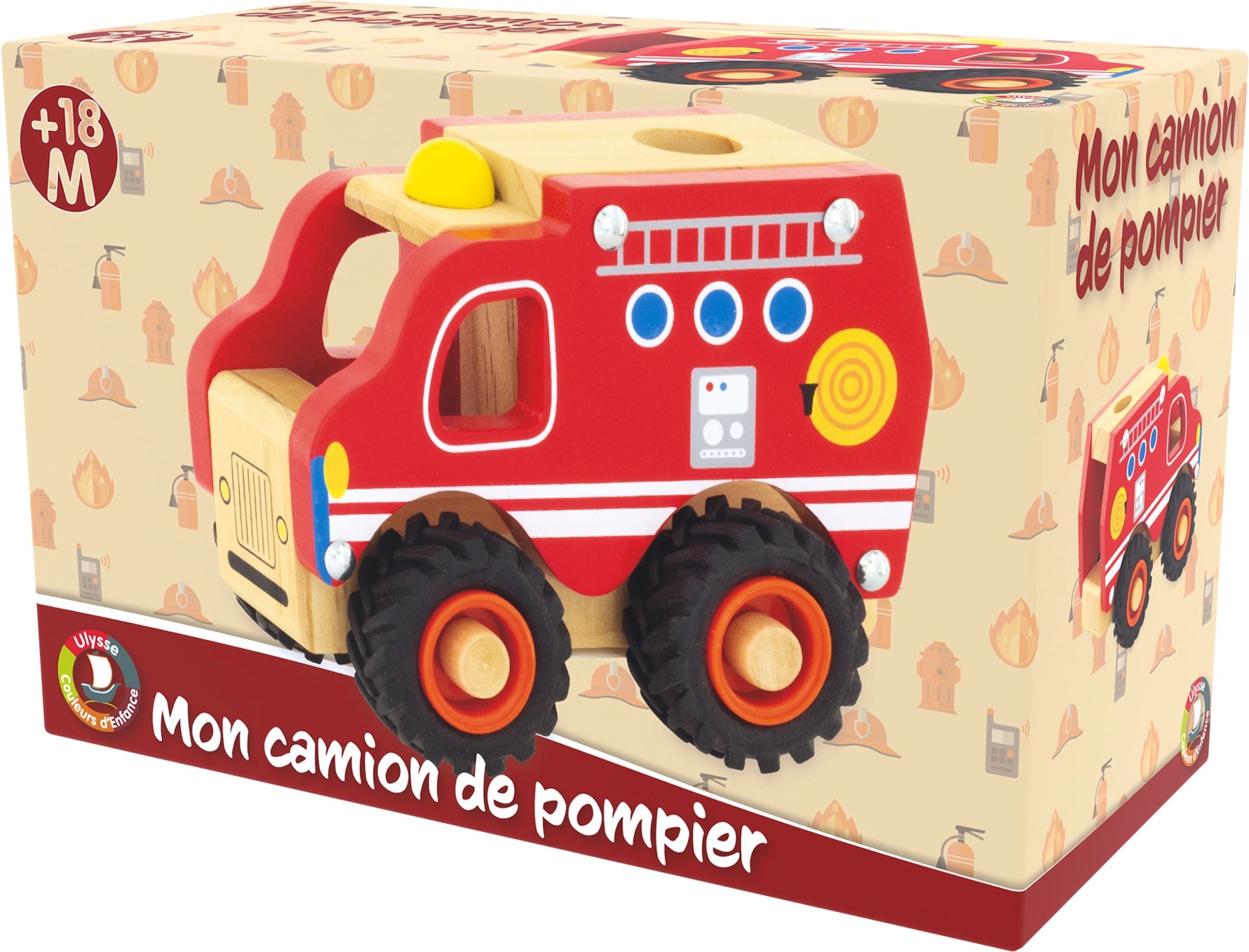Houten All-Terrain Brandweerwagen Vanaf 18 maanden