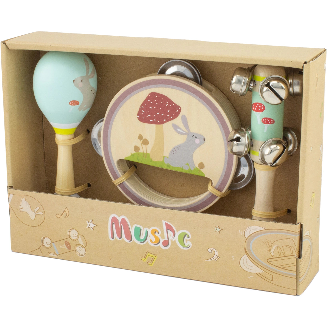 Houten Muziekset Vanaf 18 maanden