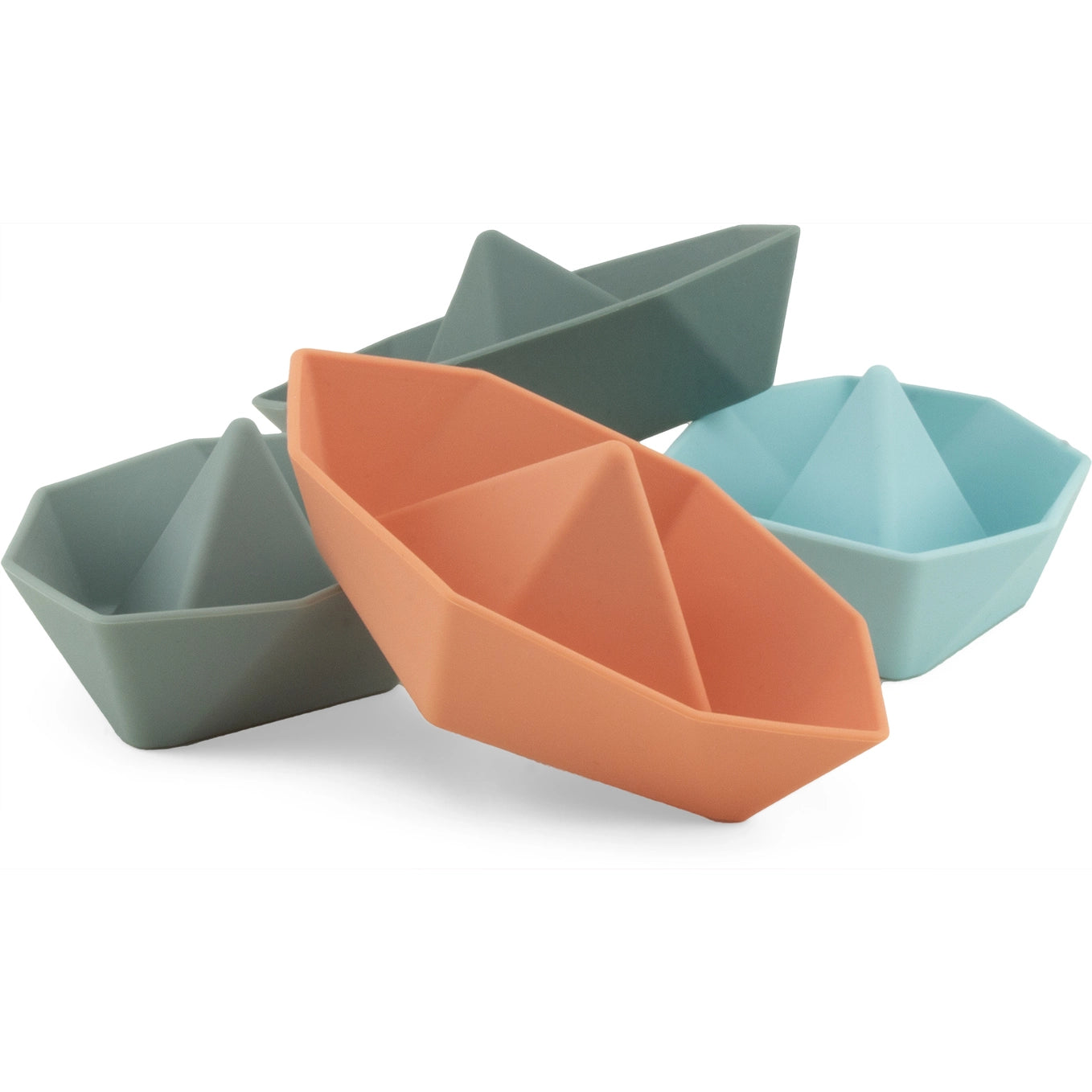 Set van 4 Origami-bootjes Badspeelgoed