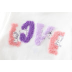 Trui met Tule Letter en leuke Print