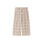 Stijlvolle lange broek met geruit patroon