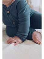 Gebreide jumpsuit Blauw