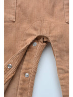 Corduroy Overalls in Bruin