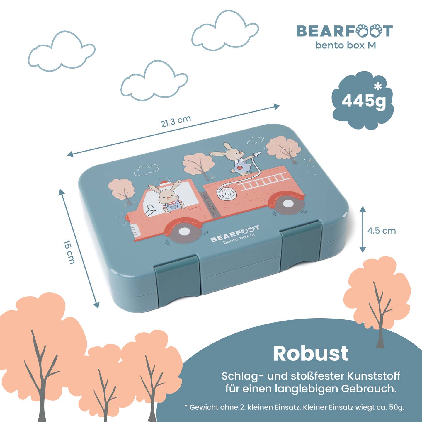 Lunchbox met brandweerwagen