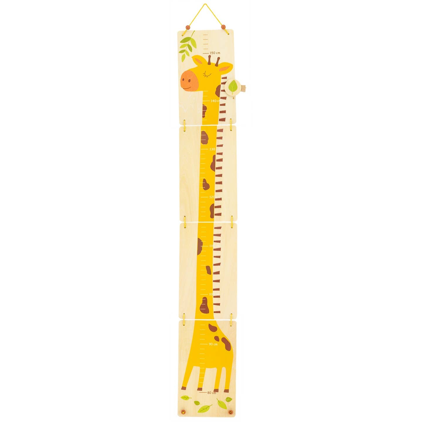 Houten Groeimeter met Giraf