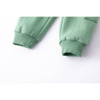 Groene Sportbroek met zijzakken