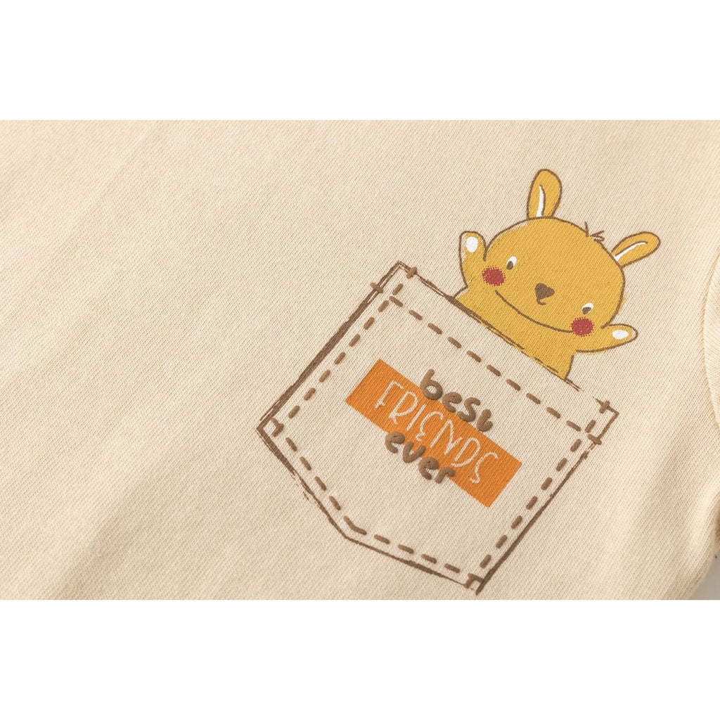 T-shirt met lange mouwen en dierenprint