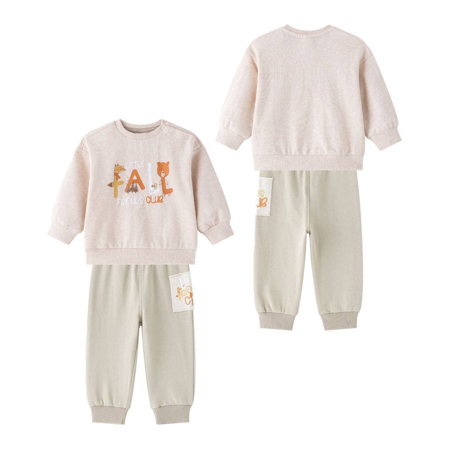 Sportieve Set Bosdierenprint
