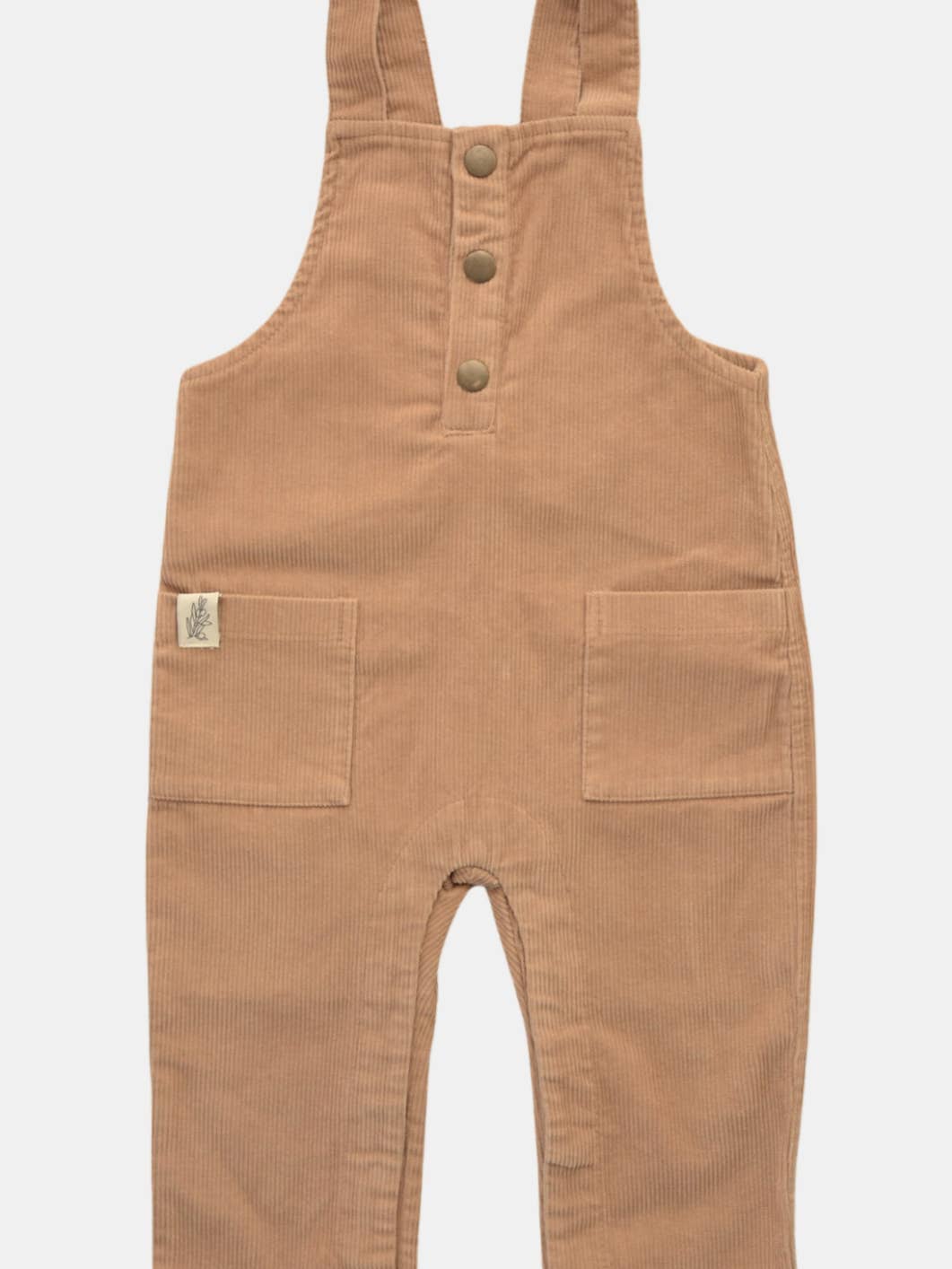 Corduroy Overalls in Bruin