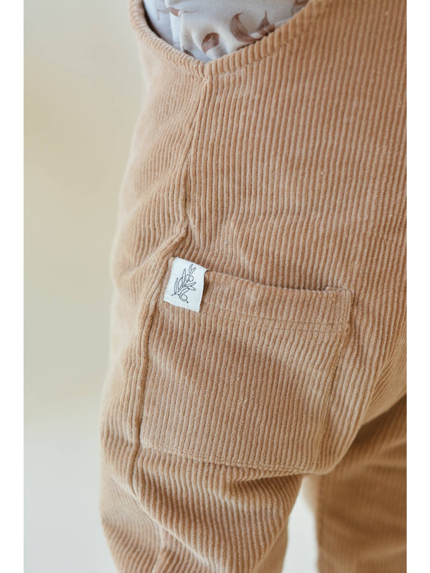 Corduroy Overalls in Bruin