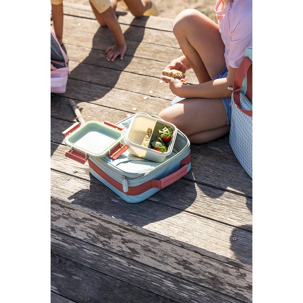 Lunchbox Blauwe strepen 780 ml